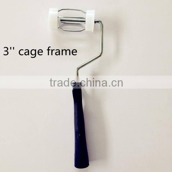 zinc plating chrome plating black pp handle paint roller cage frame
