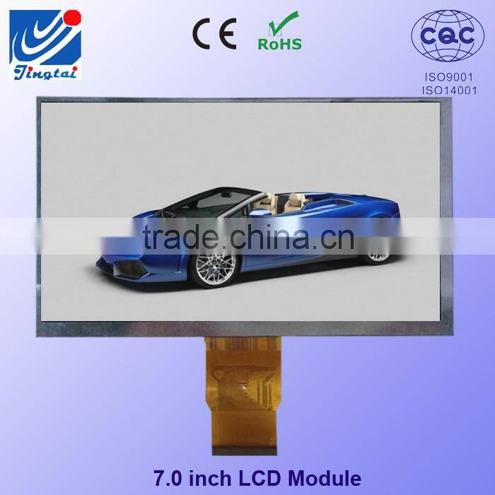 Shenzhen jingtai 7 inch tft transparent lcd panel display