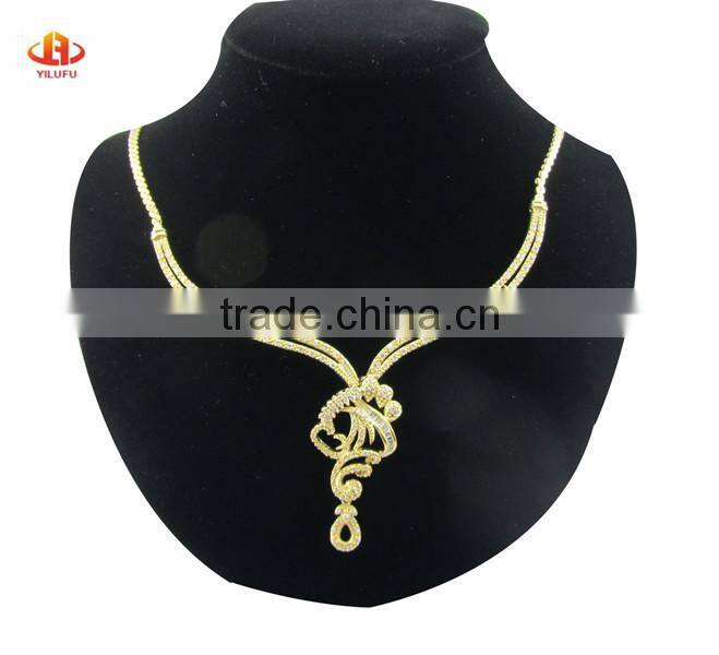 Elegant Silver Crystal Necklace Handmade Jewelry