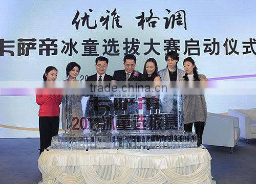 GH-IS010 clear acrylic wedding ice sculpture, ice sculpture pro