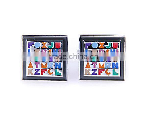 Fashion Enamel Cufflinks