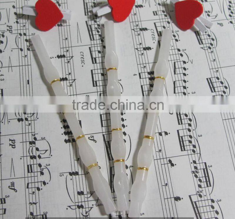 White Crystal Candles For Wedding Favors