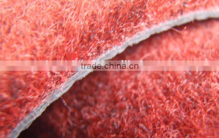 anti-slip polyester pvc Flocking Fabric Door Mat