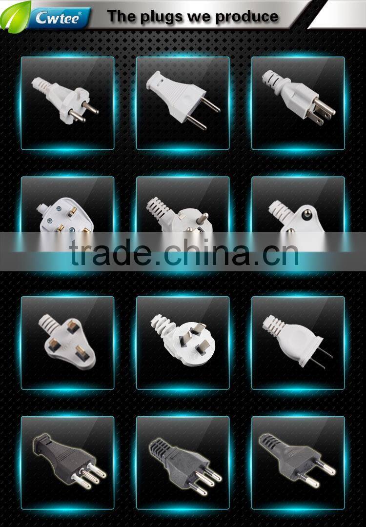 Multi way European Standard electrical power strip sockets with single switch