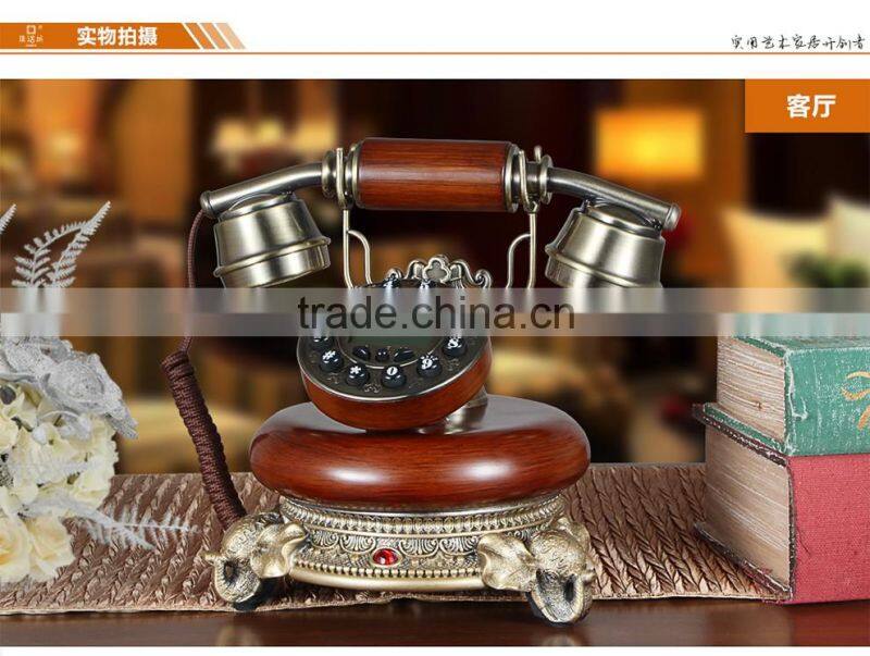 Wholesale wooden decorative old-fashioned telephone