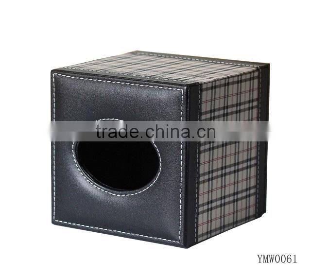 PU Leather Tissue Paper Box for Home & Hotel Supplies