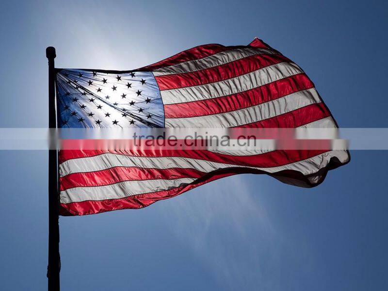 Big manufacturer Printed Type polyetser world flags with names