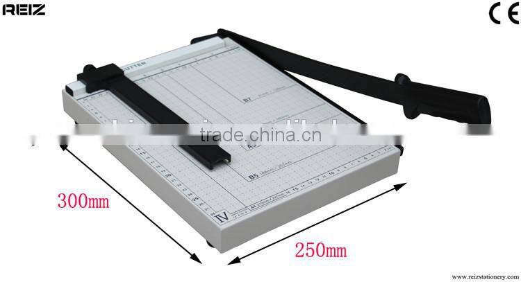 Steel Plate Surface Paper Trimmer with Rubber Paperweight or Line Ruler