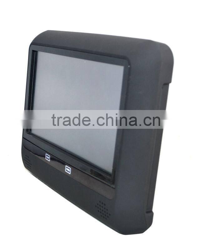 AC New arrived headrest Monitor 9 inch motorized slide shield touch screen dvd headrest monitor