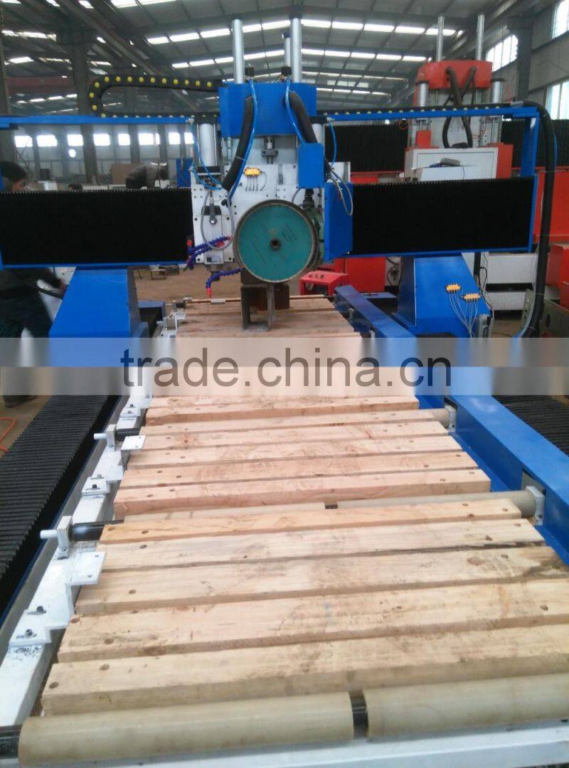 stone/granit pneumatic auto feeding cnc engraving and cutting machine/cnc edge grinding machine