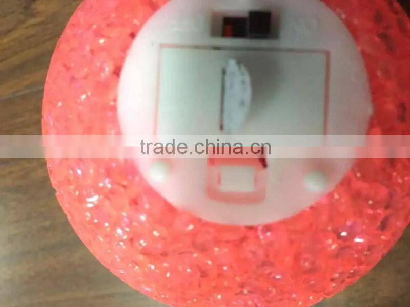 New design Novelty LED crystal ball toys chalanged colors