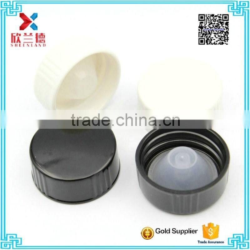 wholesale 28-400 black bakelite cap for boston round glass bottle