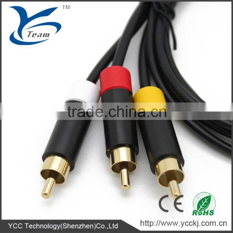 Wholesale A/V Cable for XBOX 360 Elite Cable for XBOX 360E Composite AV Cable for XBOX