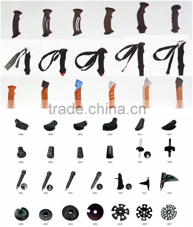 Customized ski poles cross country style and Race shark style Ski Stick Poles