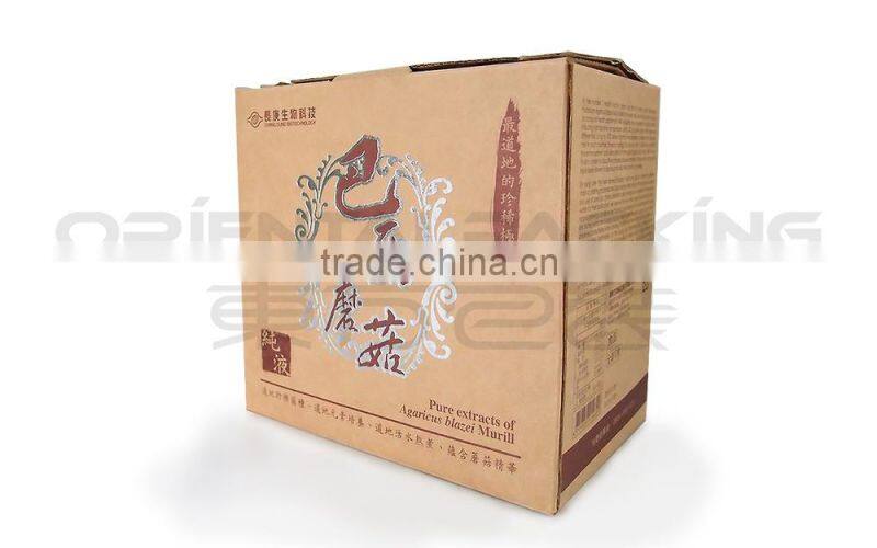 Healthy drink kraft paper corrugated box