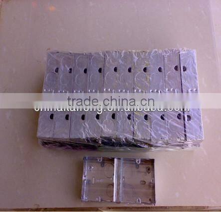 Pre-galvanized wholesale customized light eletric plug switch box with receptacle cover for wire