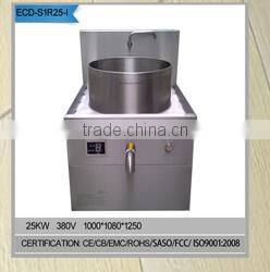 380V stainless steel single burner soup induction cooker