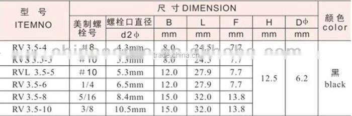 TO-JTK type insulated round copper terminal lugs