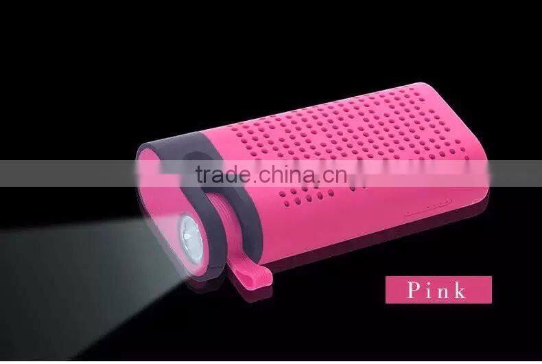 Hottest Top Quality 2016 music bluetooth speaker with Mobile phone charging ,FM radio,LED Light, TF Card support