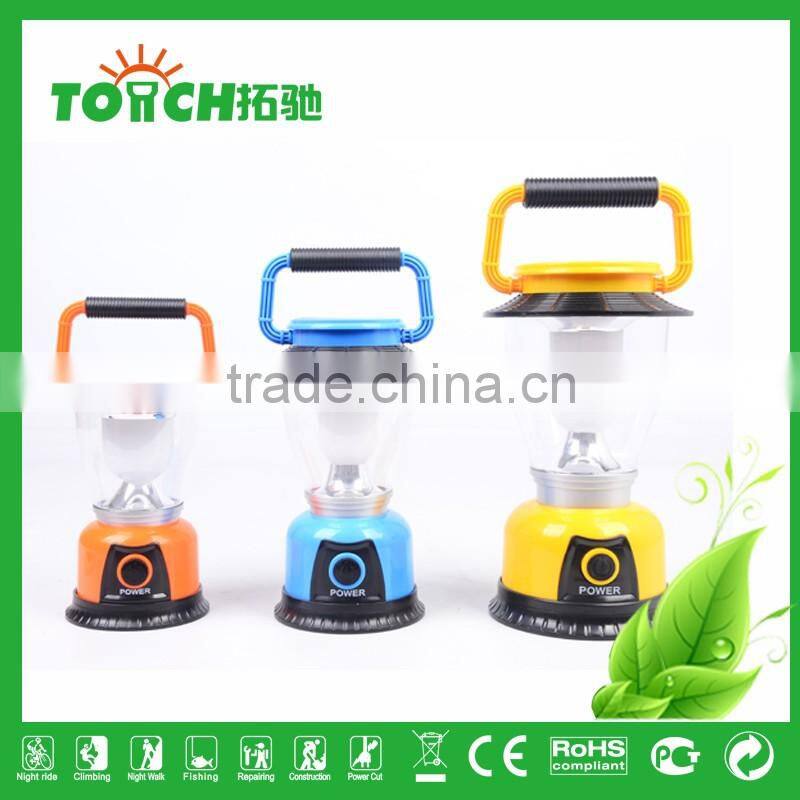 outdoor camping Lamp Rechargeable Light hiking use 4AAA battery colorfulhigh power camping lights for solar led lantern