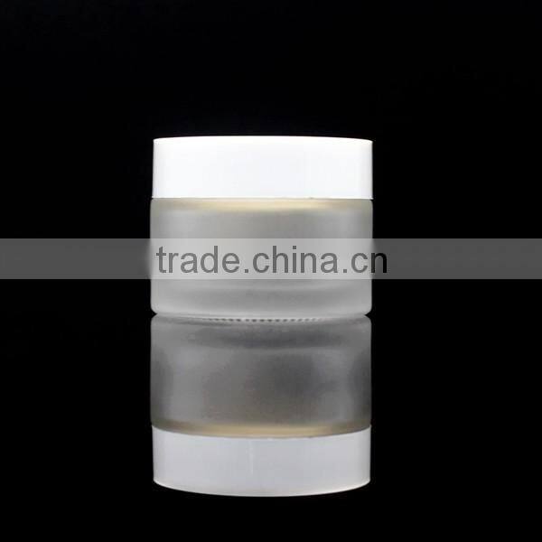 guangzhouu supplier 50g frosted jar with lid for wholesale