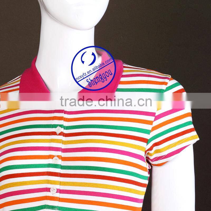 custom wholesale 100 cotton polo shirt design
