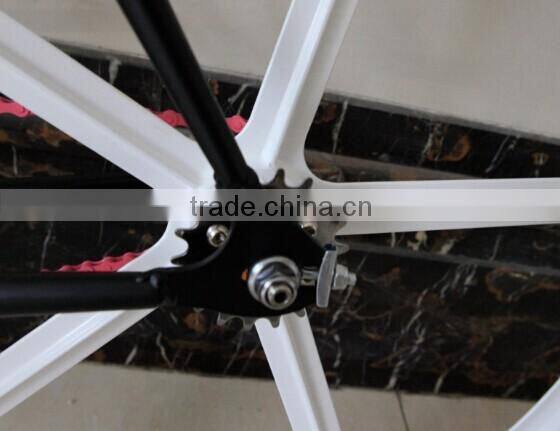 2016 fixie gear wheelset 700c alloy bike colorful aero spoke wheel Bicycle wheel set*