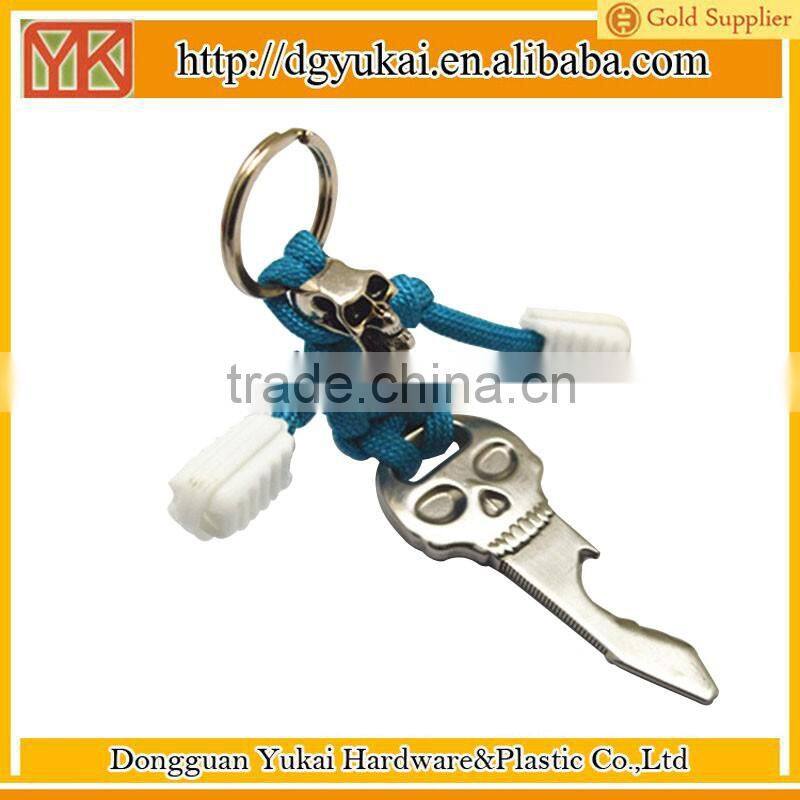 Yukai Durable bottle opener keychain tool with screwdriver
