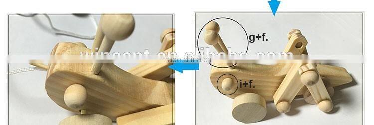 Connecting Rods Education Solid Wood Kid Toy