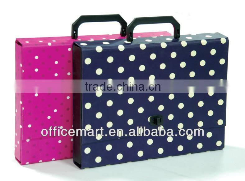 A4 paper file box with handle box