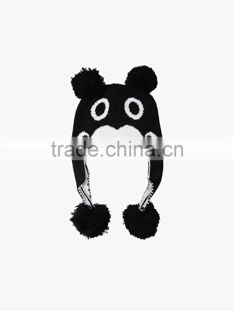 2014 winner funny beanie hat for gril with top ball