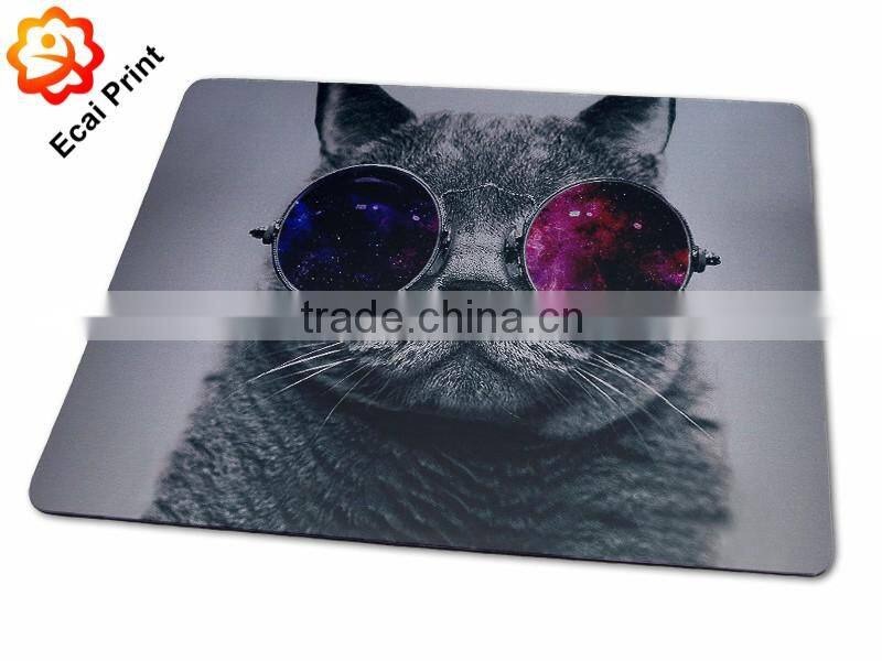 fashion personalized heat transfer printed sublimation rubber mouse pad