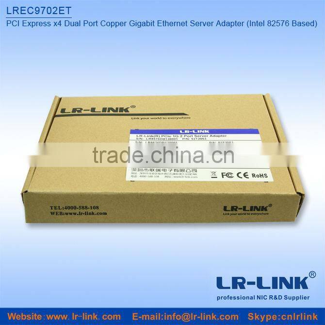 Intel 82576 PCI-Ex4 Gigabit Dual Port Server Network card NIC,compatible with E1G42ET