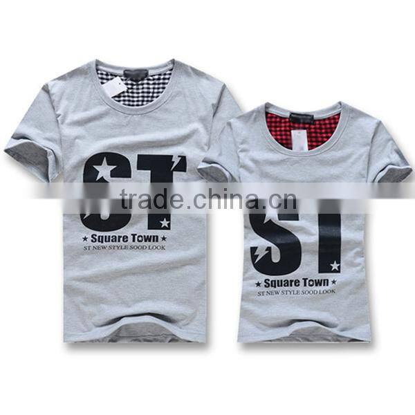 Cotton printing t-shirt for lover , cute couple t-shirt designs , unisex design couple t-shirt (lyt0300070)