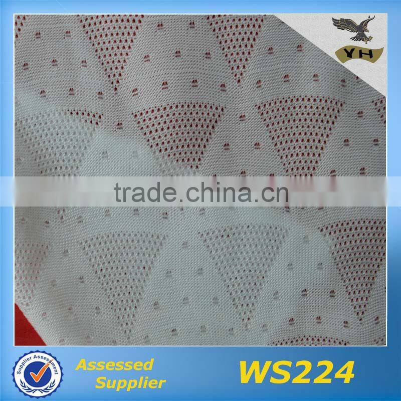 hot polyester jaquard fabric for sportswear
