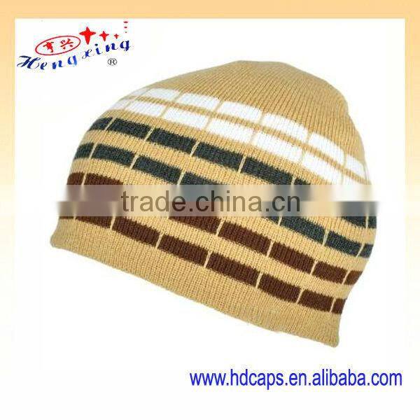 high fashion Turn up pom knitted beanie caps and hats