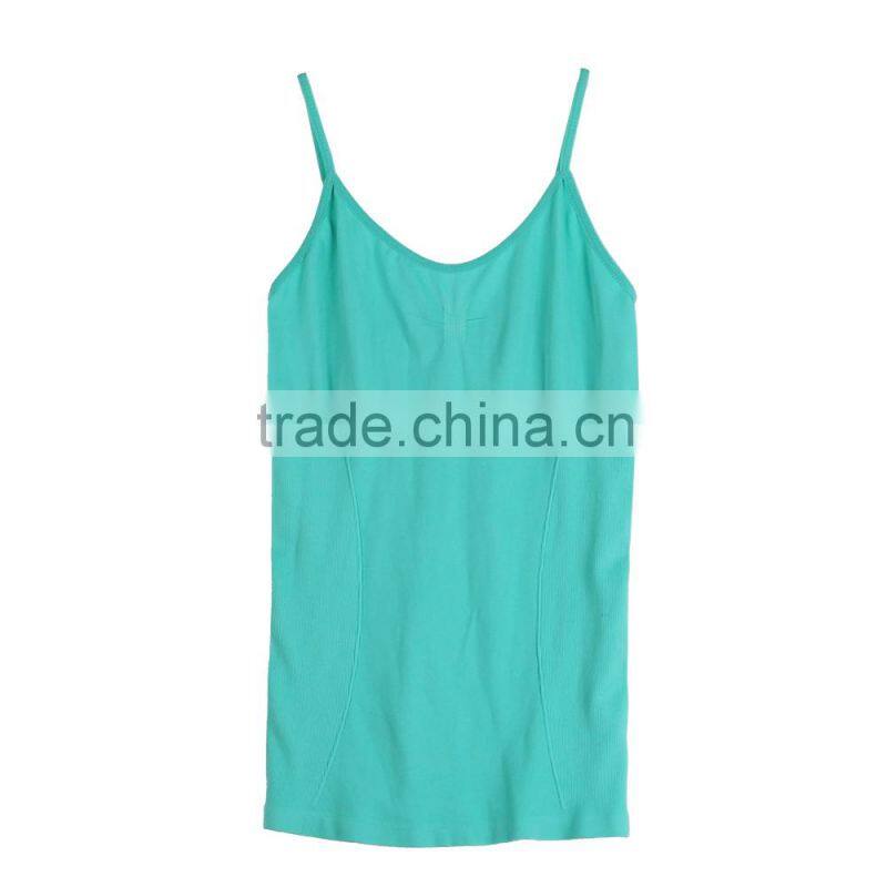 2015 classic design ladies seamless tank top yoga wear