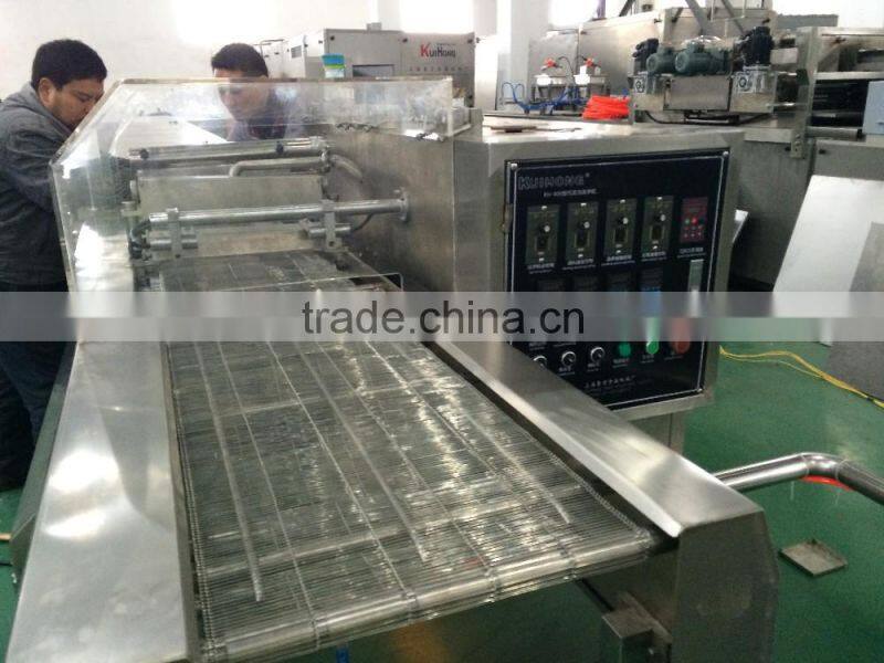 CE approved KH-400/600/800 small enrobing chocolate machine for sale