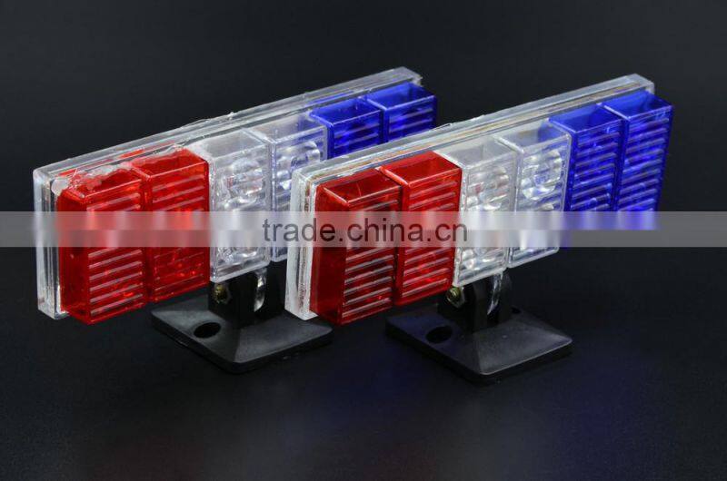 12V 12LEDs DIY Square Motorcycle Flashing Warning Light Emergency Lamp