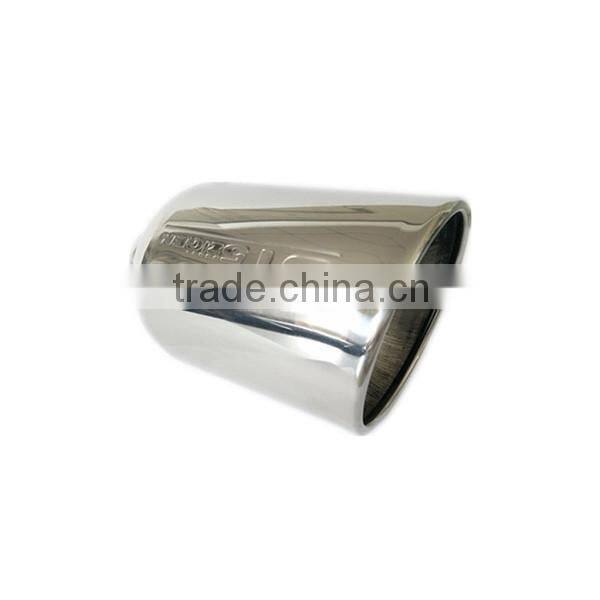 Universal Fits Car Stainless Steel Chrome Slant EXHAUST Tail Muffler Tip Pipe