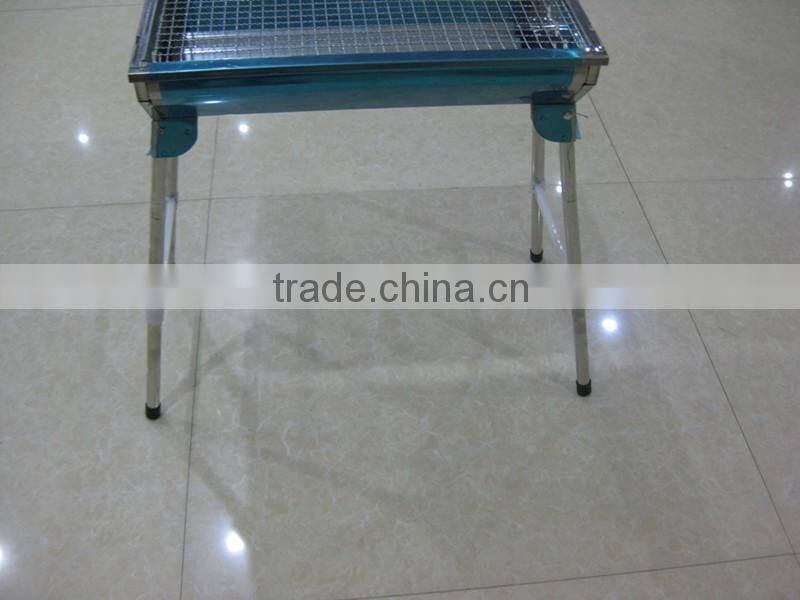 2015 New Arrival Outdoor Foldable Smokeless Charcoal BBQ Grill