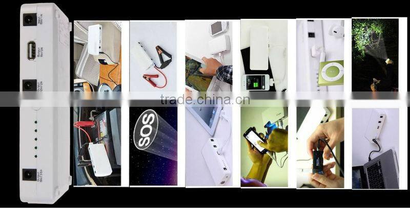 12V 2500mah Portable Car Jump Start Battery/Mobile Phones/Laptops