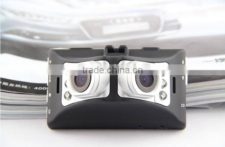 2.7 Inch 1080P Full HD Dual Camera Lens 5.0M Pixel G-Sensor Mini Auto DVR Camera