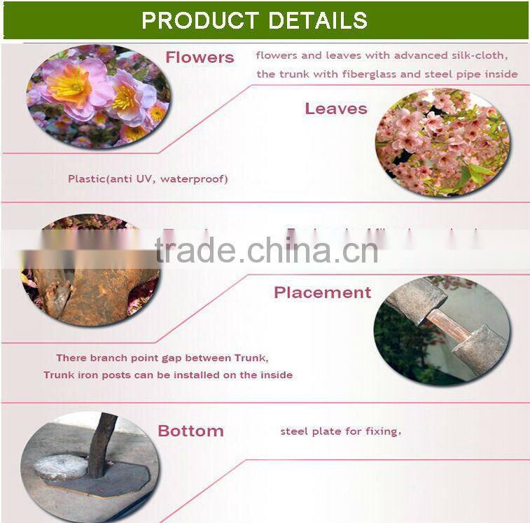 white fake cherry blossom tree wholesale artificial cherry blossom tree for wedding