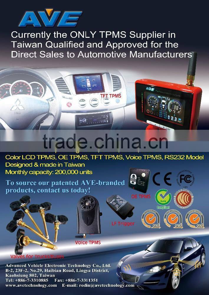 Quality Product AVE Car TPMS T100-SERIES for Mitsubishi 380