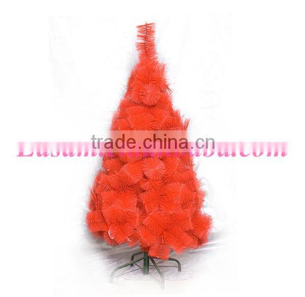 2015 christmas ornament,foldable pine needle PVC purple Christmas tree