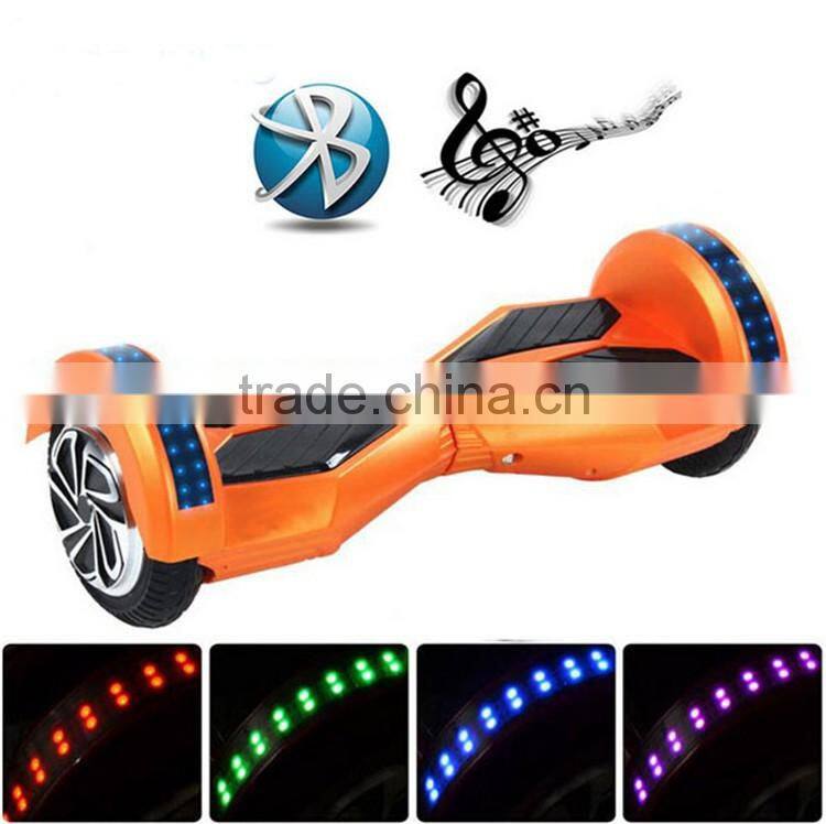 8 inch CE Certificated Electric Scooter 2 Wheel Scooter Self Balancing Scooter Smart Balance Led Light Hoverboard