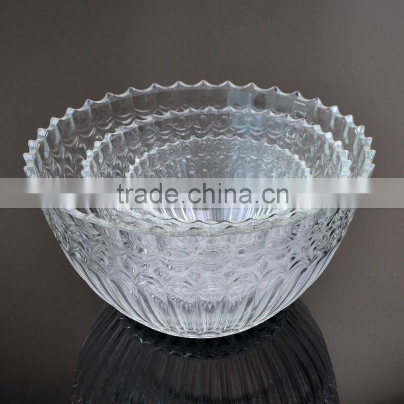 Kitchen Usuage Glass Dinnerware Colorful Bowl Set