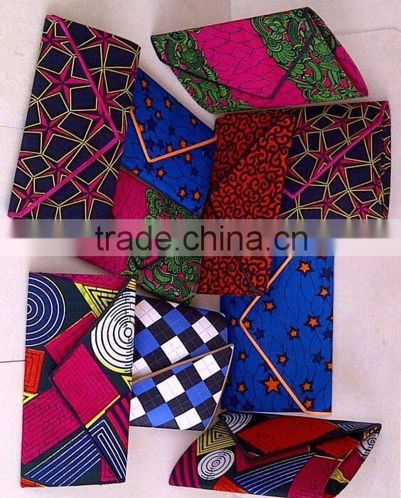 2016 Lovely African accessories African print clutch bag/ Ankara Wax clutch/Cosmetic Bag african fabric clutch
