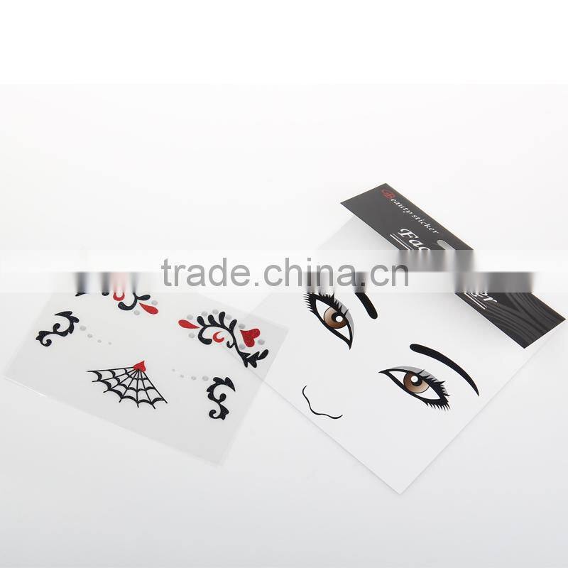 beauty personal care Temporary designer face sticker tattoo